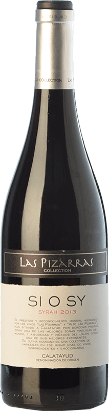 10,95 € Free Shipping | Red Wine Bodegas del Jalón Si o Sy Young D.O. Calatayud Aragon Spain Syrah — Shiraz Bottle 75 cl