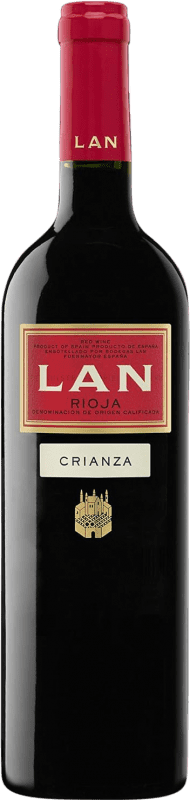 9,95 € Free Shipping | Red wine Lan Crianza D.O.Ca. Rioja The Rioja Spain Tempranillo Bottle 75 cl