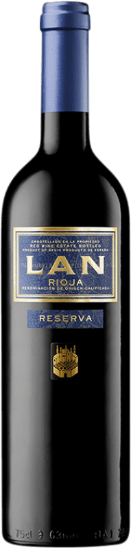 16,95 € Kostenloser Versand | Rotwein Lan Reserve D.O.Ca. Rioja La Rioja Spanien Tempranillo, Graciano, Mazuelo Flasche 75 cl