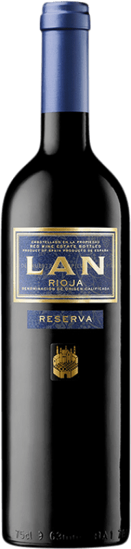 17,95 € Kostenloser Versand | Rotwein Lan Reserve — Gereift D.O.Ca. Rioja La Rioja Spanien Tempranillo, Graciano, Mazuelo Flasche 75 cl