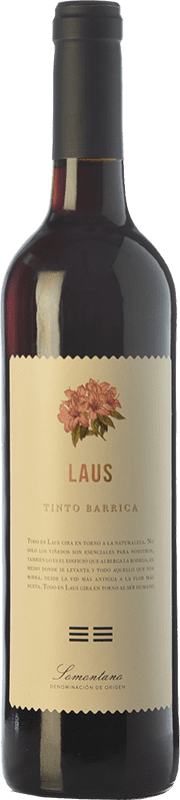 6,95 € Kostenloser Versand | Rotwein Laus Eiche D.O. Somontano Aragón Spanien Tempranillo, Merlot, Cabernet Sauvignon 75 cl