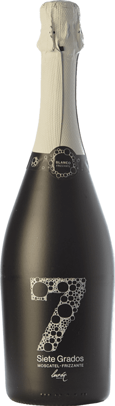 9,95 € 免费送货 | 白起泡酒 Luzón Frizzante Siete Grados 西班牙 Muscat 瓶子 75 cl