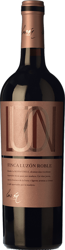 6,95 € Free Shipping | Red wine Luzón Oak D.O. Jumilla Castilla la Mancha Spain Monastrell Bottle 75 cl