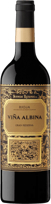 13,95 € Envío gratis | Vino tinto Bodegas Riojanas Viña Albina Gran Reserva D.O.Ca. Rioja La Rioja España Tempranillo, Graciano, Mazuelo Botella 75 cl