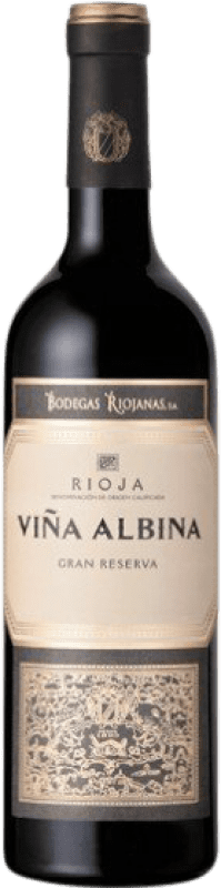 23,95 € Free Shipping | Red wine Bodegas Riojanas Viña Albina Gran Reserva D.O.Ca. Rioja The Rioja Spain Tempranillo, Graciano, Mazuelo Bottle 75 cl