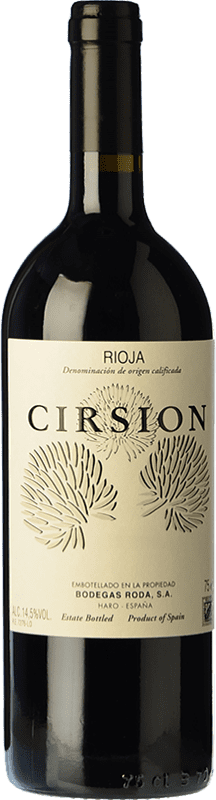 234,95 € 免费送货 | 红酒 Bodegas Roda Cirsion 岁 D.O.Ca. Rioja 拉里奥哈 西班牙 Tempranillo 瓶子 75 cl