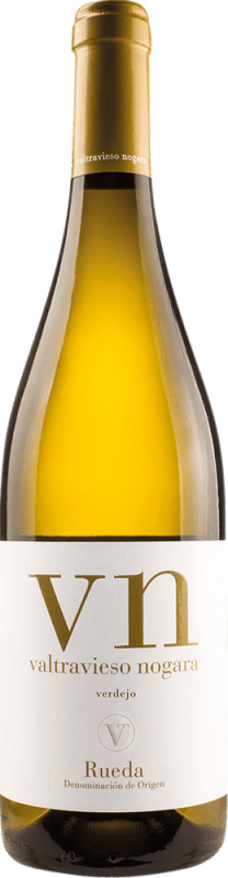 12,95 € Envio grátis | Vinho Branco Valtravieso Dominio de Nogara D.O. Rueda Castela e Leão Espanha Verdejo 75 cl