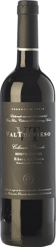 32,95 € Envoi gratuit | Vin Rouge Valtravieso Spécial Réserve D.O. Ribera del Duero Castille et Leon Espagne Tempranillo, Merlot, Cabernet Sauvignon Bouteille 75 cl