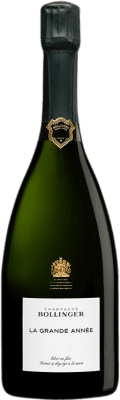 198,95 € Бесплатная доставка | Белое игристое Bollinger La Grande Année Гранд Резерв A.O.C. Champagne шампанское Франция Pinot Black, Chardonnay бутылка 75 cl