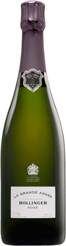239,95 € 送料無料 | ロゼのスパークリングワイン Bollinger La Grande Année Rosé — ロゼ レセルバ A.O.C. Champagne シャンパン フランス Pinot Noir — ピノ・ノワール, Chardonnay — シャルドネ ボトル 75 cl
