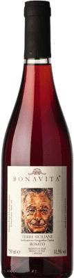 24,95 € Envio grátis | Vinho rosé Bonavita Rosato I.G.T. Terre Siciliane Sicília Itália Nerello Mascalese, Nerello Cappuccio, Nocera Garrafa 75 cl