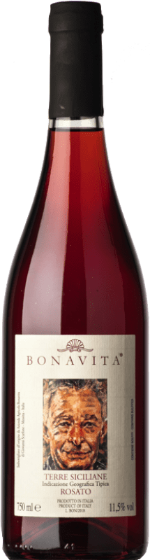 23,95 € Free Shipping | Rosé wine Bonavita Rosato I.G.T. Terre Siciliane Sicily Italy Nerello Mascalese, Nerello Cappuccio, Nocera Bottle 75 cl