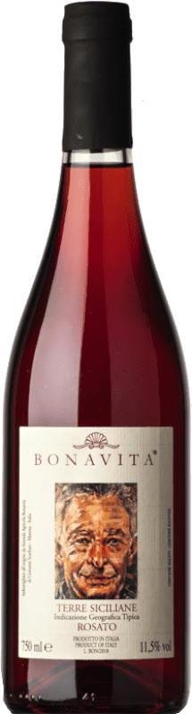 24,95 € Kostenloser Versand | Roséwein Bonavita I.G.T. Terre Siciliane Sizilien Italien Nerello, Nocera Flasche 75 cl