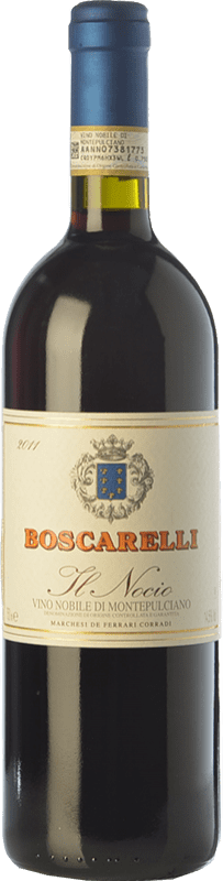 99,95 € Spedizione Gratuita | Vino rosso Boscarelli Il Nocio D.O.C.G. Vino Nobile di Montepulciano Toscana Italia Sangiovese Bottiglia 75 cl