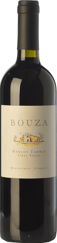 24,95 € Envio grátis | Vinho Tinto Bouza Tannat VV Viñas Viejas — Vinhas Velhas Jovem Uruguai Merlot, Tannat 75 cl