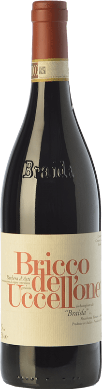 62,95 € Free Shipping | Red wine Braida Bricco dell'Uccellone D.O.C. Barbera d'Asti Piemonte Italy Barbera Bottle 75 cl