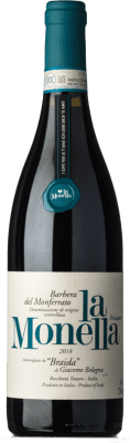 14,95 € Free Shipping | Red Wine Braida di Giacomo Bologna La Monella D.O.C. Barbera del Monferrato Piemonte Italy Barbera 75 cl