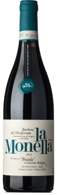13,95 € Envoi gratuit | Vin rouge Braida di Giacomo Bologna La Monella D.O.C. Barbera del Monferrato Piémont Italie Barbera Bouteille 75 cl