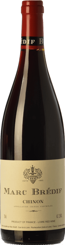 23,95 € Free Shipping | Red Wine Brédif Young A.O.C. Chinon Loire France Cabernet Franc Bottle 75 cl