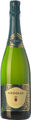 26,95 € 免费送货 | 白起泡酒 Broglia 香槟 D.O.C.G. Cortese di Gavi 皮埃蒙特 意大利 Cortese 瓶子 75 cl
