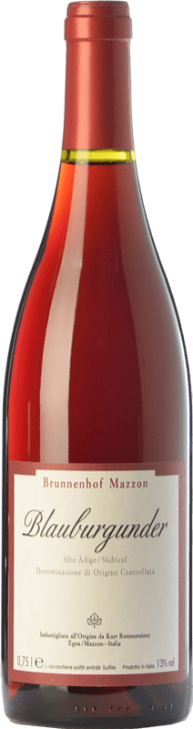 24,95 € Spedizione Gratuita | Vino Rosso Brunnenhof D.O.C. Alto Adige Trentino-Alto Adige Italia Pinot Nero 75 cl