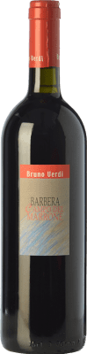 23,95 € Envío gratis | Vino tinto Bruno Verdi Campo del Marrone D.O.C. Oltrepò Pavese Lombardia Italia Barbera Botella 75 cl