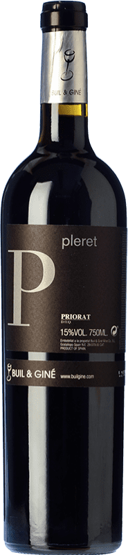 76,95 € Free Shipping | Red wine Buil & Giné Pleret Aged D.O.Ca. Priorat Catalonia Spain Merlot, Syrah, Grenache, Cabernet Sauvignon, Carignan Bottle 75 cl