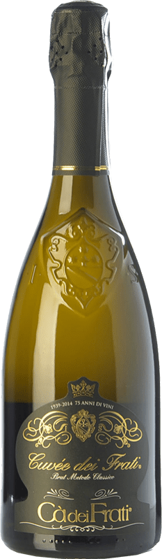 19,95 € Free Shipping | White sparkling Cà dei Frati Cuvée dei Frati Brut Italy Chardonnay, Trebbiano di Lugana Bottle 75 cl