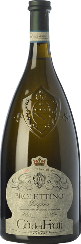 16,95 € Envoi gratuit | Vin blanc Cà dei Frati Brolettino D.O.C. Lugana Lombardia Italie Trebbiano di Lugana Bouteille Magnum 1,5 L