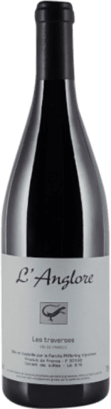 39,95 € Free Shipping | Red wine L'Anglore Les Traverses A.O.C. Tavel Rhône France Syrah, Grenache Tintorera Bottle 75 cl