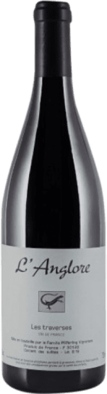 39,95 € Kostenloser Versand | Rotwein L'Anglore Les Traverses A.O.C. Tavel Rhône Frankreich Syrah, Grenache Tintorera Eco Biologisch Flasche 75 cl