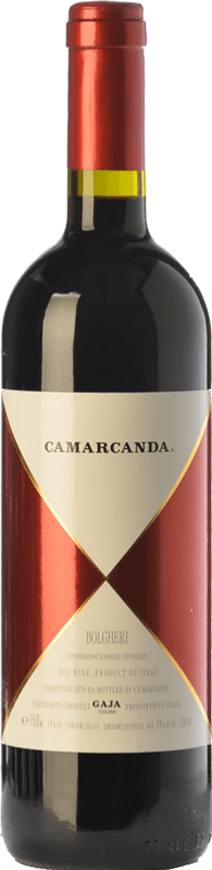 194,95 € Free Shipping | Red wine Ca' Marcanda Camarcanda D.O.C. Bolgheri Tuscany Italy Merlot, Cabernet Sauvignon, Cabernet Franc Bottle 75 cl