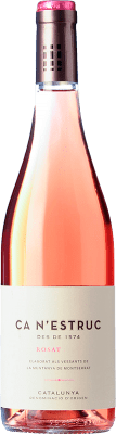 8,95 € Free Shipping | Rosé wine Ca N'Estruc Joven D.O. Catalunya Catalonia Spain Tempranillo, Merlot, Cabernet Sauvignon Bottle 75 cl