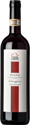 26,95 € Envío gratis | Vino tinto Ca' Rossa Audinaggio D.O.C.G. Roero Piemonte Italia Nebbiolo Botella 75 cl