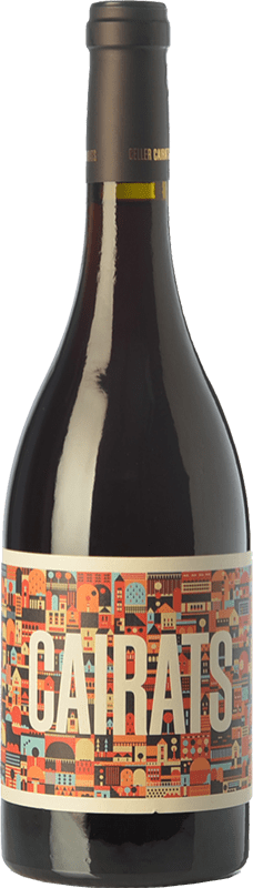 11,95 € Бесплатная доставка | Красное вино Cairats старения D.O. Montsant Каталония Испания Tempranillo, Grenache, Carignan бутылка 75 cl