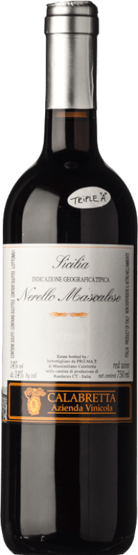 43,95 € Kostenloser Versand | Rotwein Calabretta I.G.T. Terre Siciliane Sizilien Italien Nerello Mascalese Flasche 75 cl