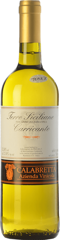 31,95 € Kostenloser Versand | Weißwein Calabretta Carricante I.G.T. Terre Siciliane Sizilien Italien Carricante, Minella Flasche 75 cl