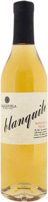 21,95 € Free Shipping | Fortified Wine Callejuela Blanquito Pasada D.O. Manzanilla-Sanlúcar de Barrameda Andalusia Spain Palomino Fino Medium Bottle 50 cl