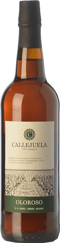 19,95 € Envio grátis | Vinho fortificado Callejuela Oloroso D.O. Manzanilla-Sanlúcar de Barrameda Andaluzia Espanha Palomino Fino Garrafa 75 cl