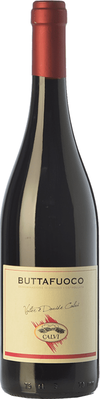 8,95 € Free Shipping | Red wine Calvi Buttafuoco D.O.C. Oltrepò Pavese Lombardia Italy Barbera, Croatina, Rara, Ughetta Bottle 75 cl