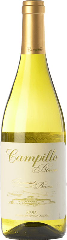 12,95 € Бесплатная доставка | Белое вино Campillo F.B. старения D.O.Ca. Rioja Ла-Риоха Испания Viura бутылка 75 cl