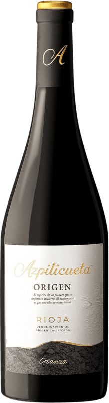 14,95 € Free Shipping | Red wine Campo Viejo Azpilicueta Origen Crianza D.O.Ca. Rioja The Rioja Spain Tempranillo Bottle 75 cl