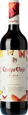9,95 € 免费送货 | 红酒 Campo Viejo Ecológico 年轻的 D.O.Ca. Rioja 拉里奥哈 西班牙 Tempranillo 瓶子 75 cl