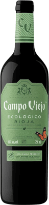 10,95 € Spedizione Gratuita | Vino rosso Campo Viejo Ecológico Giovane D.O.Ca. Rioja La Rioja Spagna Tempranillo Bottiglia 75 cl