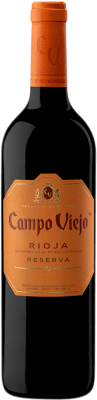 13,95 € Envio grátis | Vinho tinto Campo Viejo Reserva D.O.Ca. Rioja La Rioja Espanha Tempranillo, Graciano, Mazuelo Garrafa 75 cl