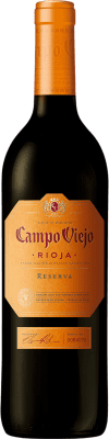 13,95 € 送料無料 | 赤ワイン Campo Viejo 予約 D.O.Ca. Rioja ラ・リオハ スペイン Tempranillo, Graciano, Mazuelo ボトル 75 cl