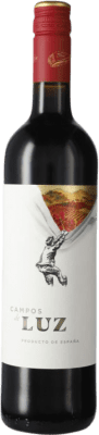 6,95 € Free Shipping | Red Wine Campos de Luz Young D.O. Cariñena Aragon Spain Garnacha — Grenache Bottle 75 cl