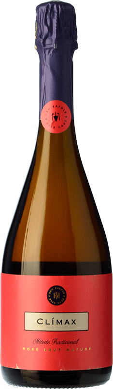 29,95 € 送料無料 | ロゼスパークリングワイン Can Ràfols Clímax Rosat ブルットの自然 D.O. Cava カタロニア スペイン Pinot Black ボトル 75 cl