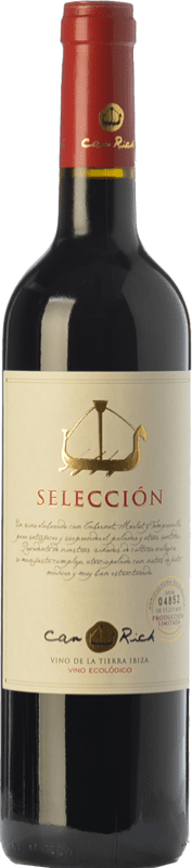 12,95 € Free Shipping | Red wine Can Rich Selección Young I.G.P. Vi de la Terra de Ibiza Balearic Islands Spain Cabernet Sauvignon Bottle 75 cl