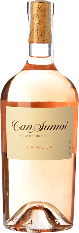 17,95 € Envio grátis | Vinho rosé Can Sumoi La Rosa Jovem D.O. Penedès Catalunha Espanha Sumoll, Xarel·lo, Parellada Garrafa 75 cl